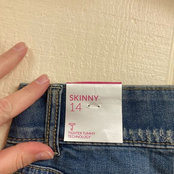 New Lane Bryant Jeans Skinny Women's 14 Short - Picture 10 of 10